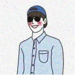 饭团动漫编辑老周的头像插画