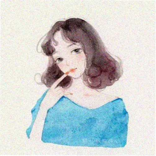 饭团动漫读者来稿作者柚子的头像插画